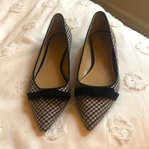 Ann Taylor Plaid Flats